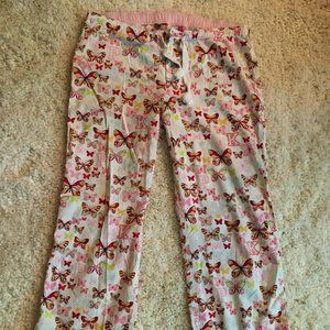 PINK Victoria's Secret Butterfly pajama lounge pants